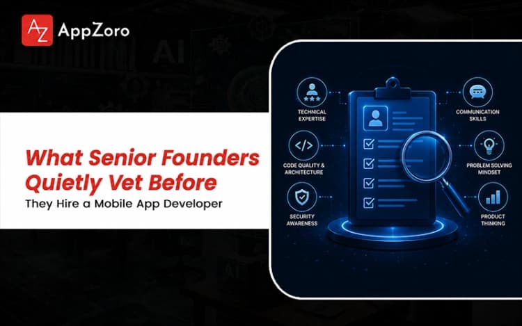 What Senior Founders Quietly Vet Before They Hire a Mobile App Developer in 2026