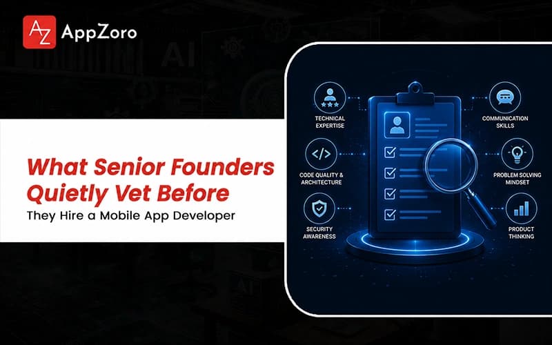 What Senior Founders Quietly Vet Before They Hire a Mobile App Developer in 2026
