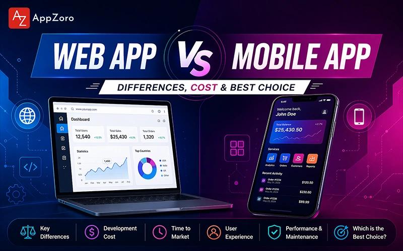 Web App vs Mobile App | Differences, Cost & Best Choice