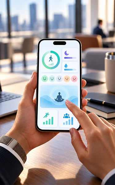 AI work in Corporate Wellness Apps